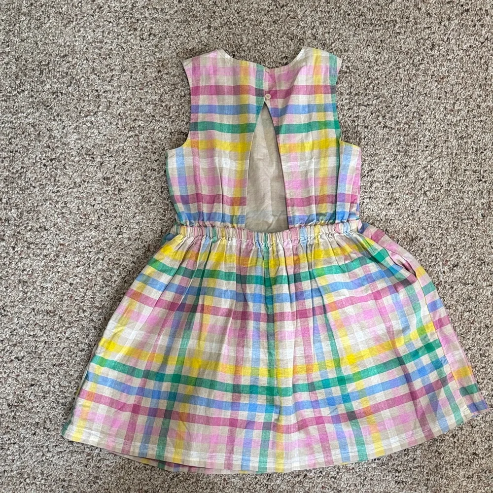 GAP Colorful Plaid Kids Dress- L